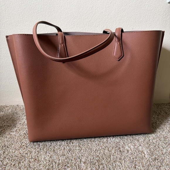 Quince Handbags - Quince Brown Italian Leather Women's Tote Bag